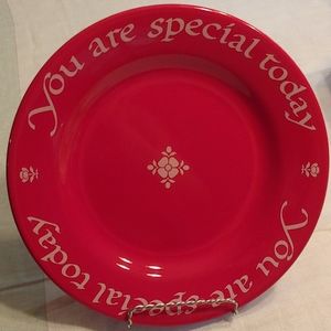 Vintage "You are special today" Plate